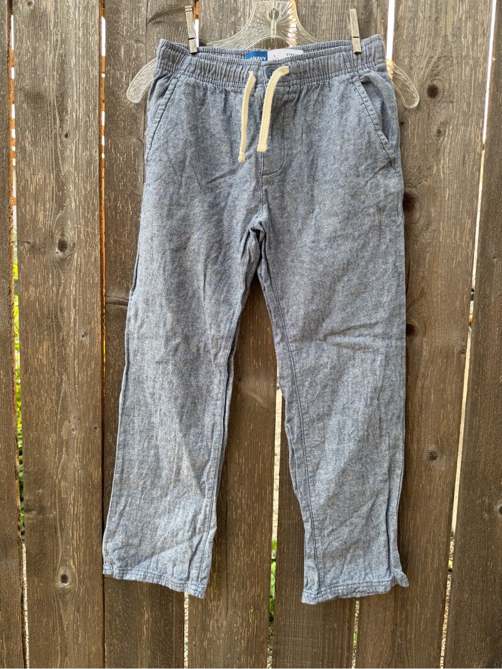 Boys 10-12 Old Navy Linen Drawstring Pants